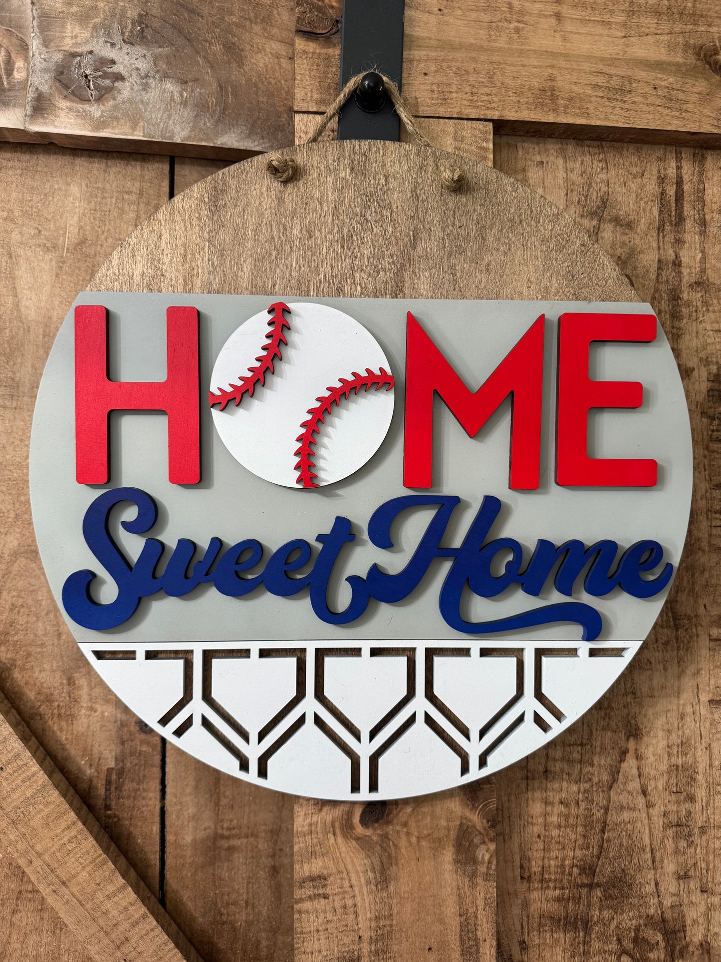 Home Sweet Home Baseball Round