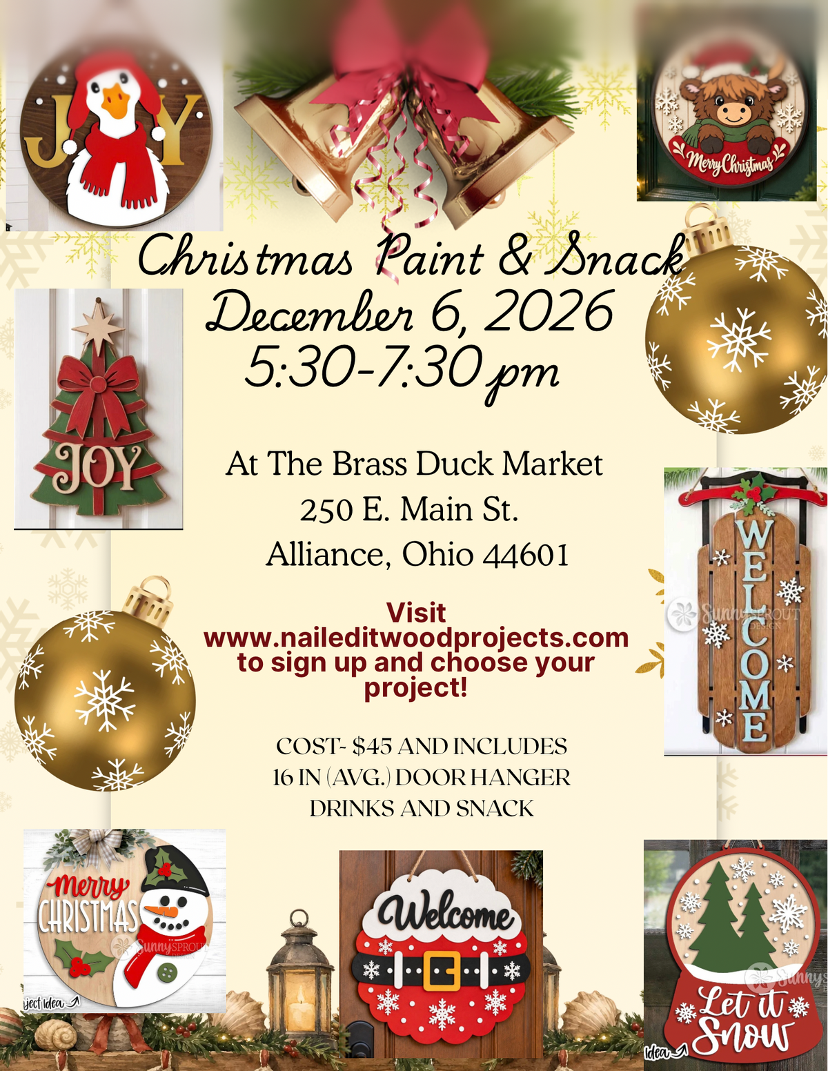 Christmas Paint & Snack