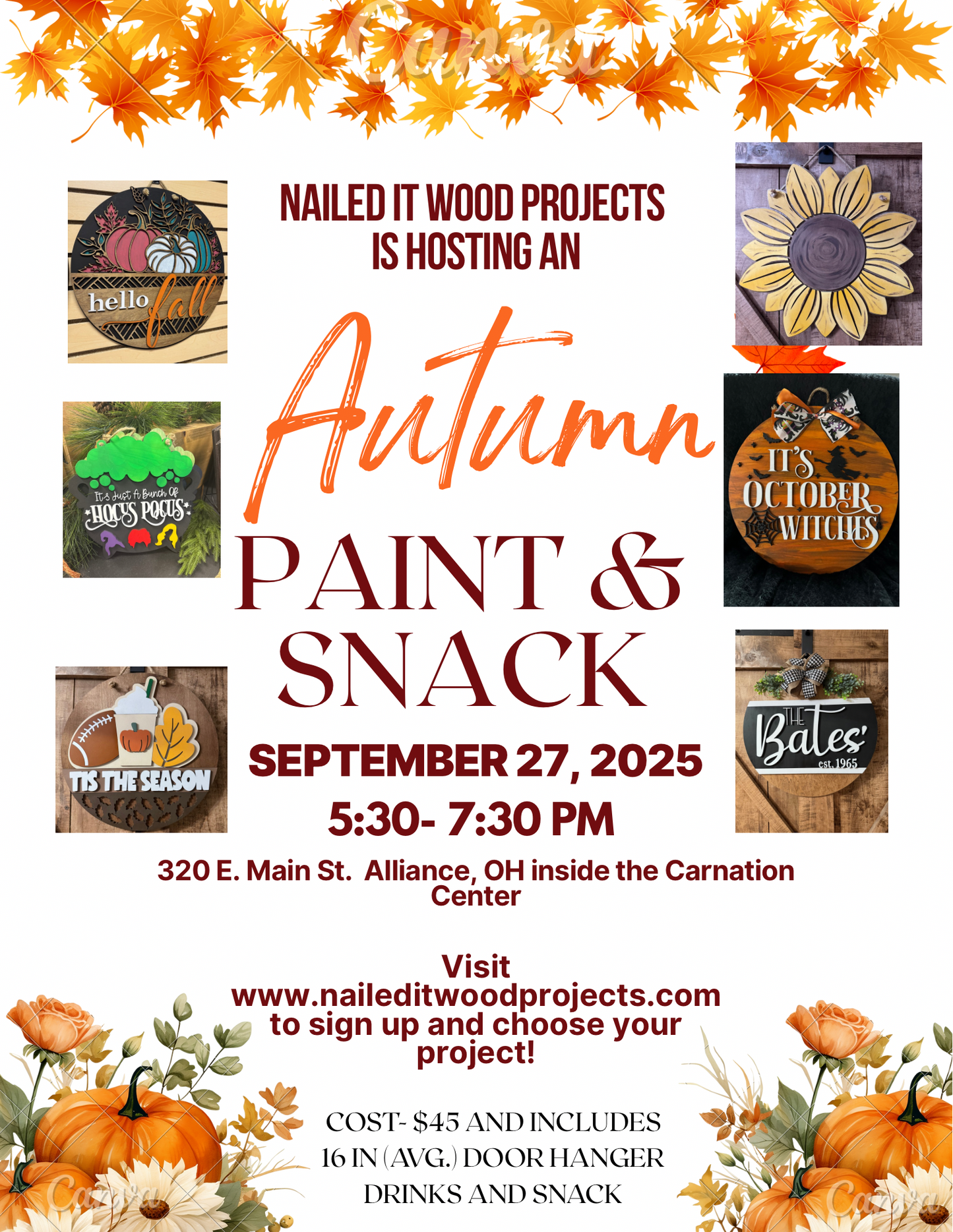 Autumn Paint & Snack