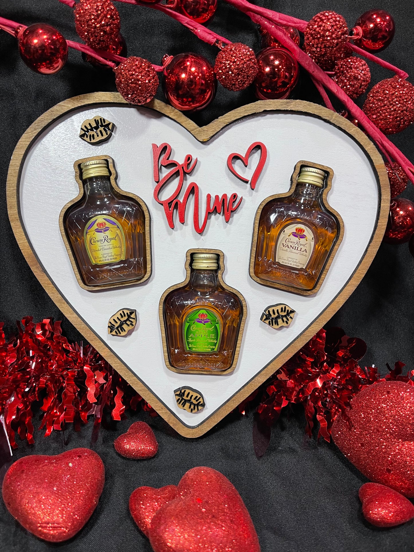 Heart Shaped Gift Box for Mini Liquor Bottles