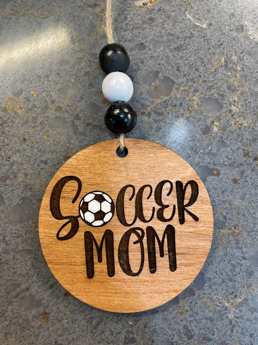 Soccer Mom Car Charm