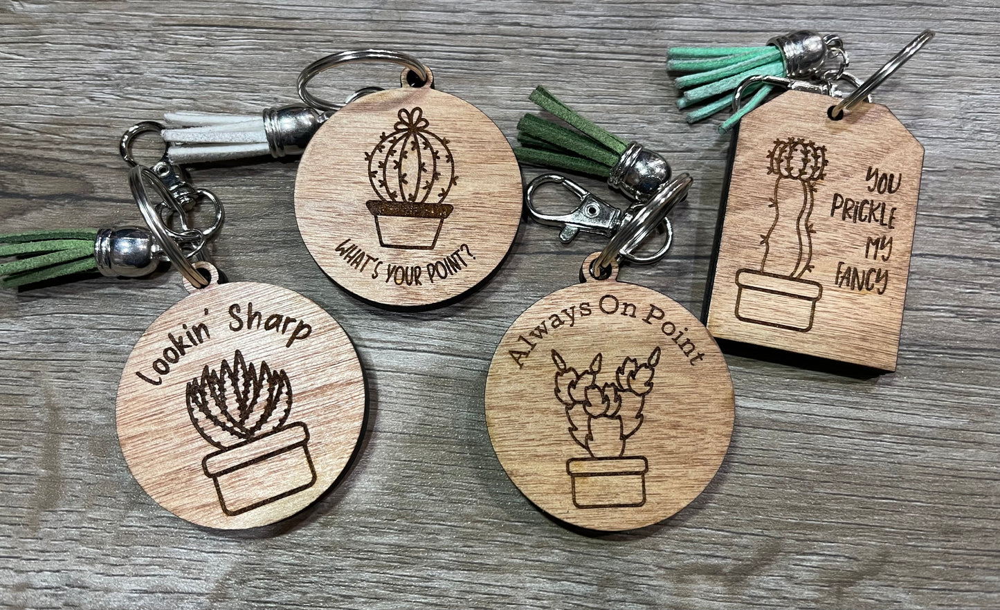 Cactus Keychains