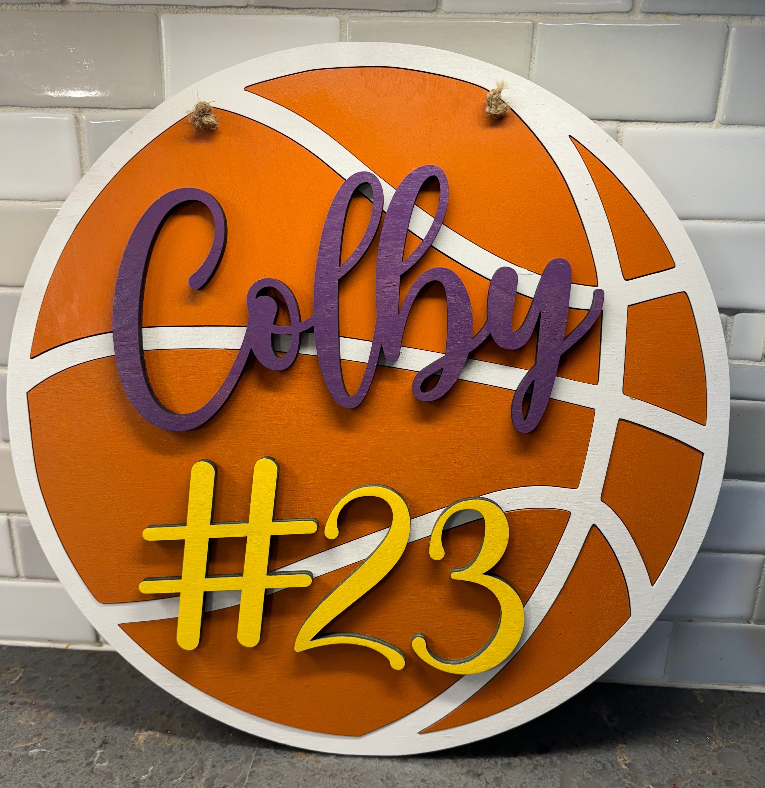 Basketball Design Sign Basketball Wall Sign – Nailed It Wood Projects