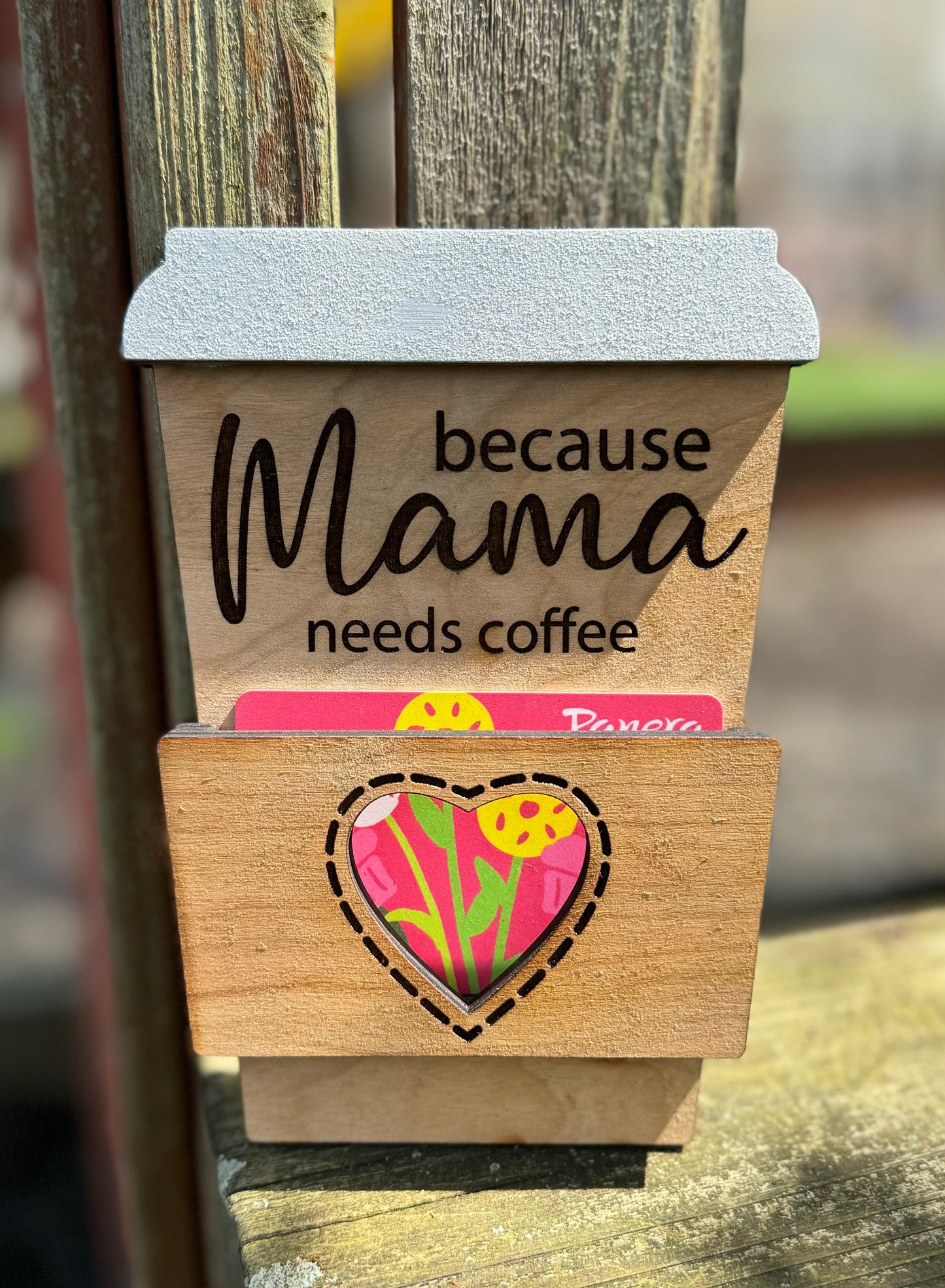 Mothers Day Coffee Gift Card Holder