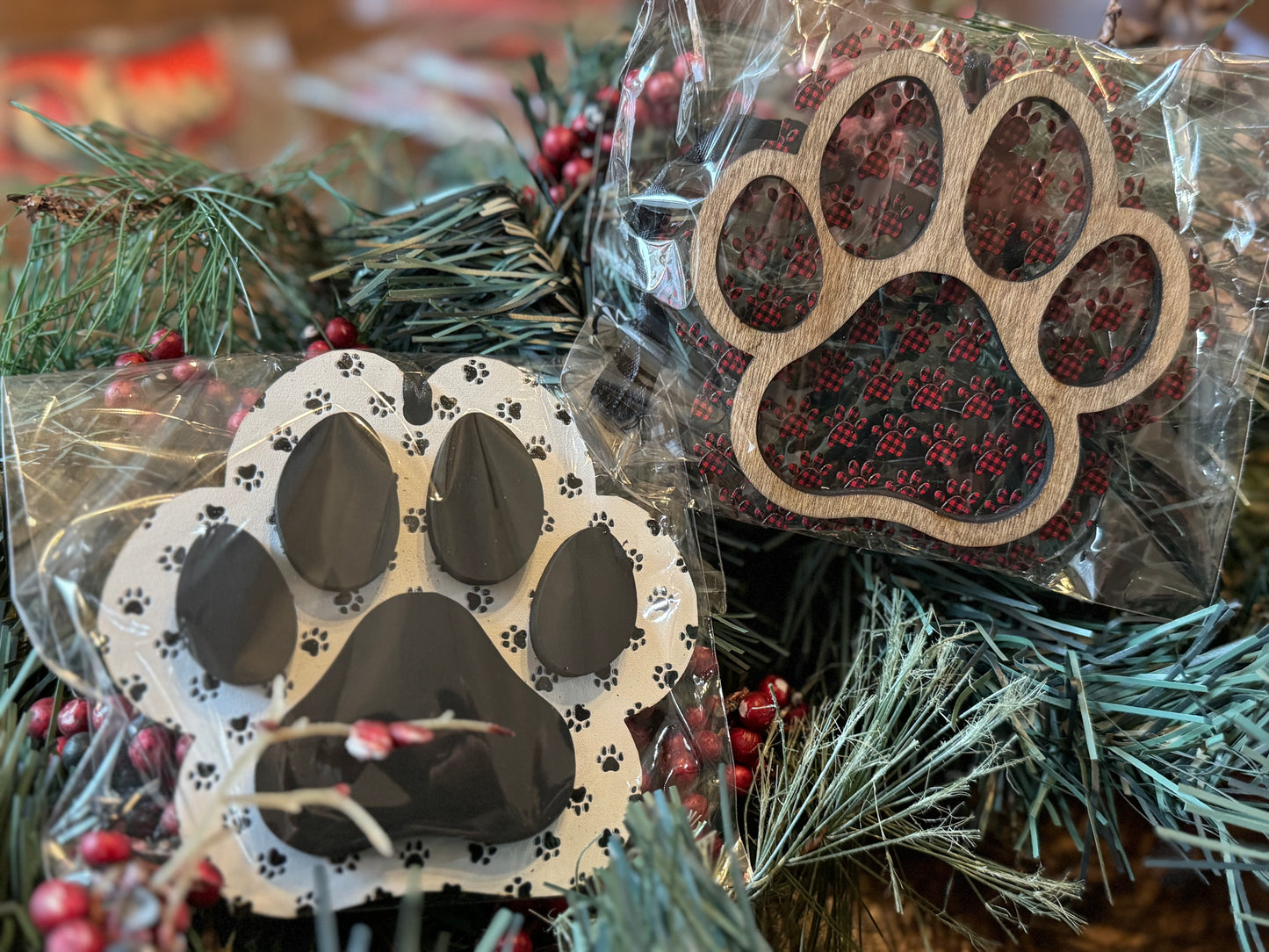 Dog Paw Ornament