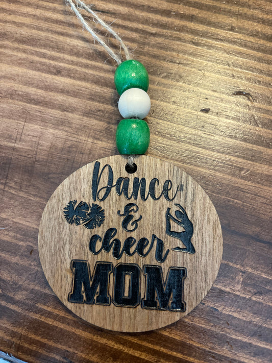 Dance & Cheer Mom Car Charm