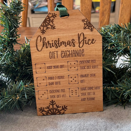 Christmas Dice Game Ornament