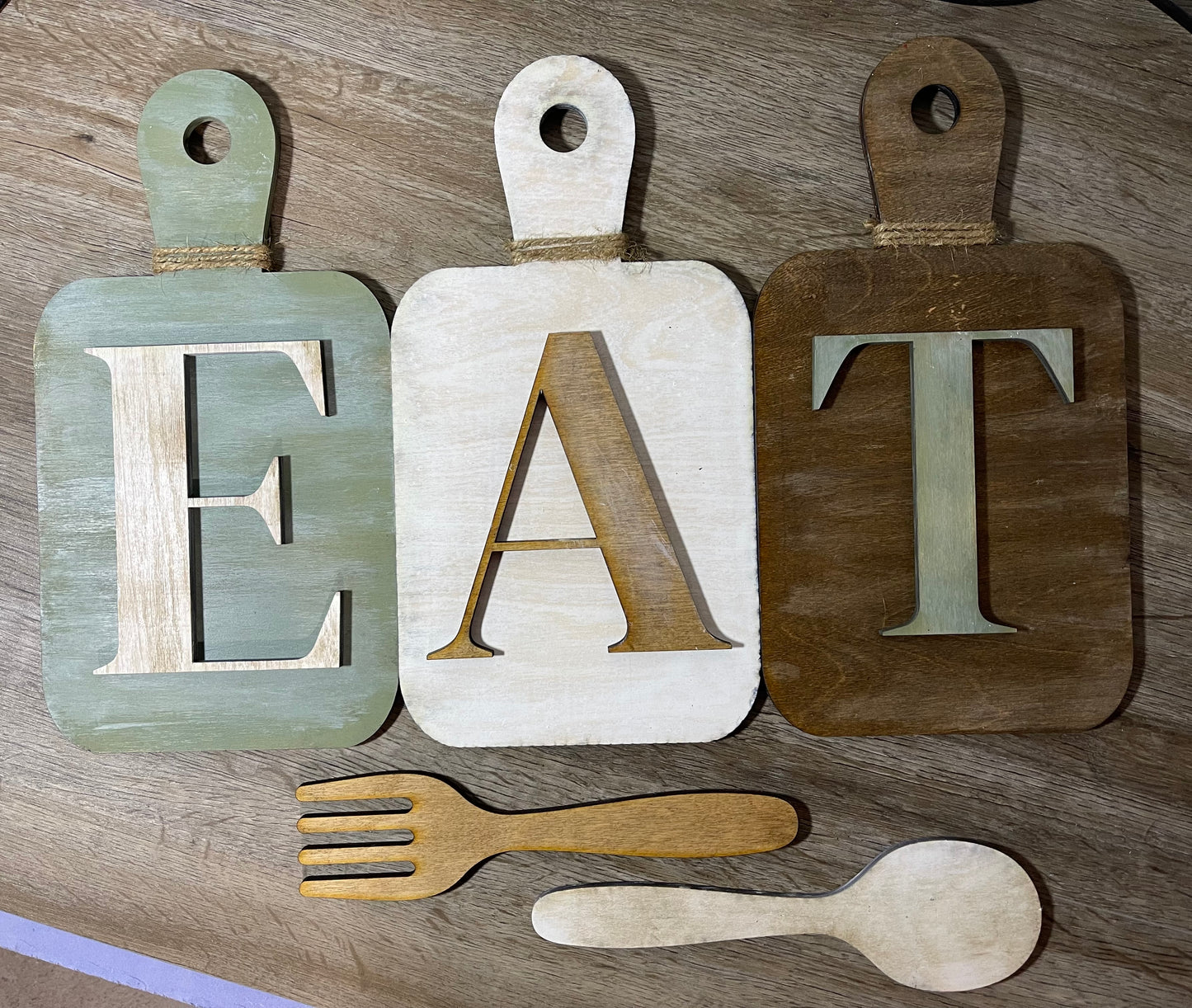 EAT kitchen signs