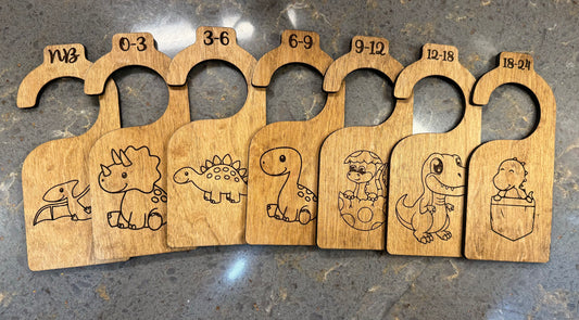 Baby Dinosaur Clothing Dividers