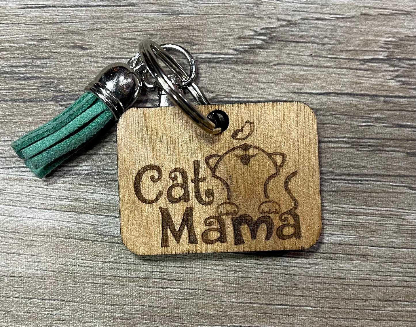 Cat Mama Keychain