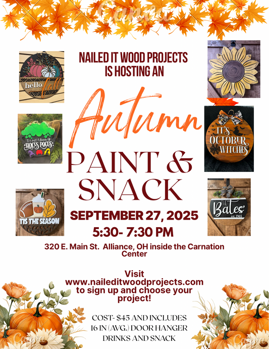 Autumn Paint & Snack
